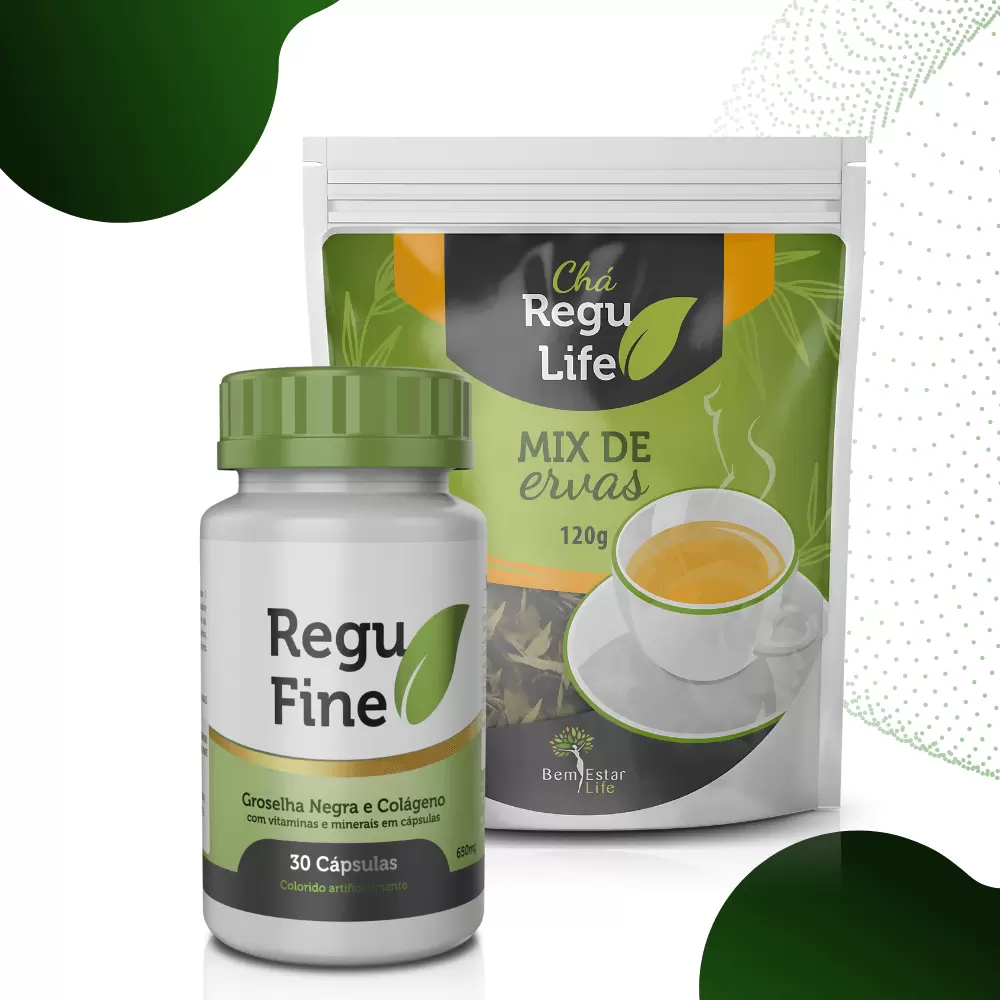 REGU FINE E CHÁ REGU LIFE