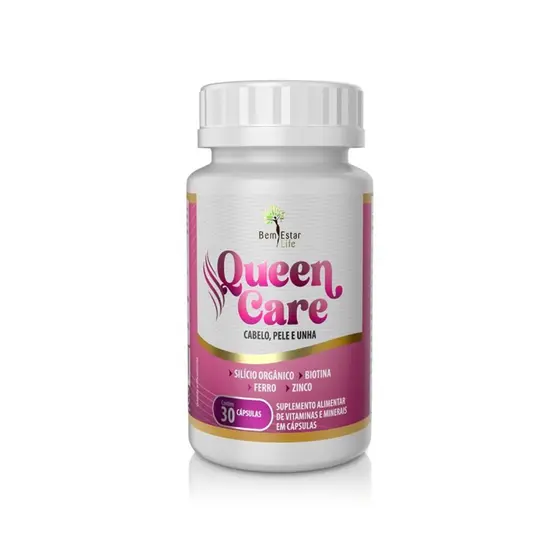 QUEEN CARE VITAMINAS PARA OS CABELOS E UNHAS